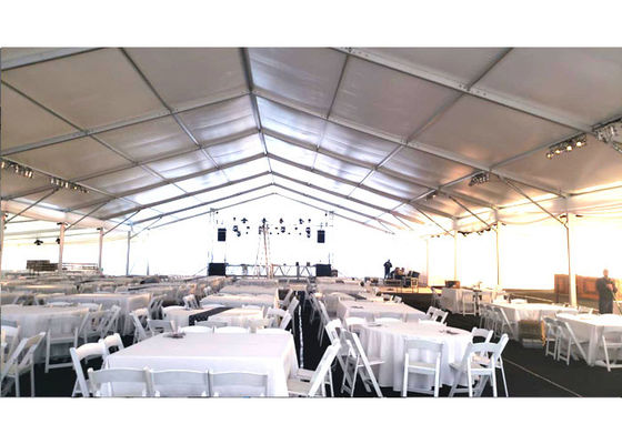Big Luxury White 20m By 50m Aluminum Frame Tent For Wedding